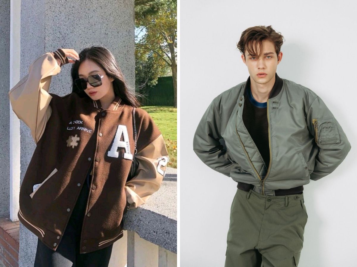 Áo khoác bomber phù hợp cho người năng động, trẻ trung