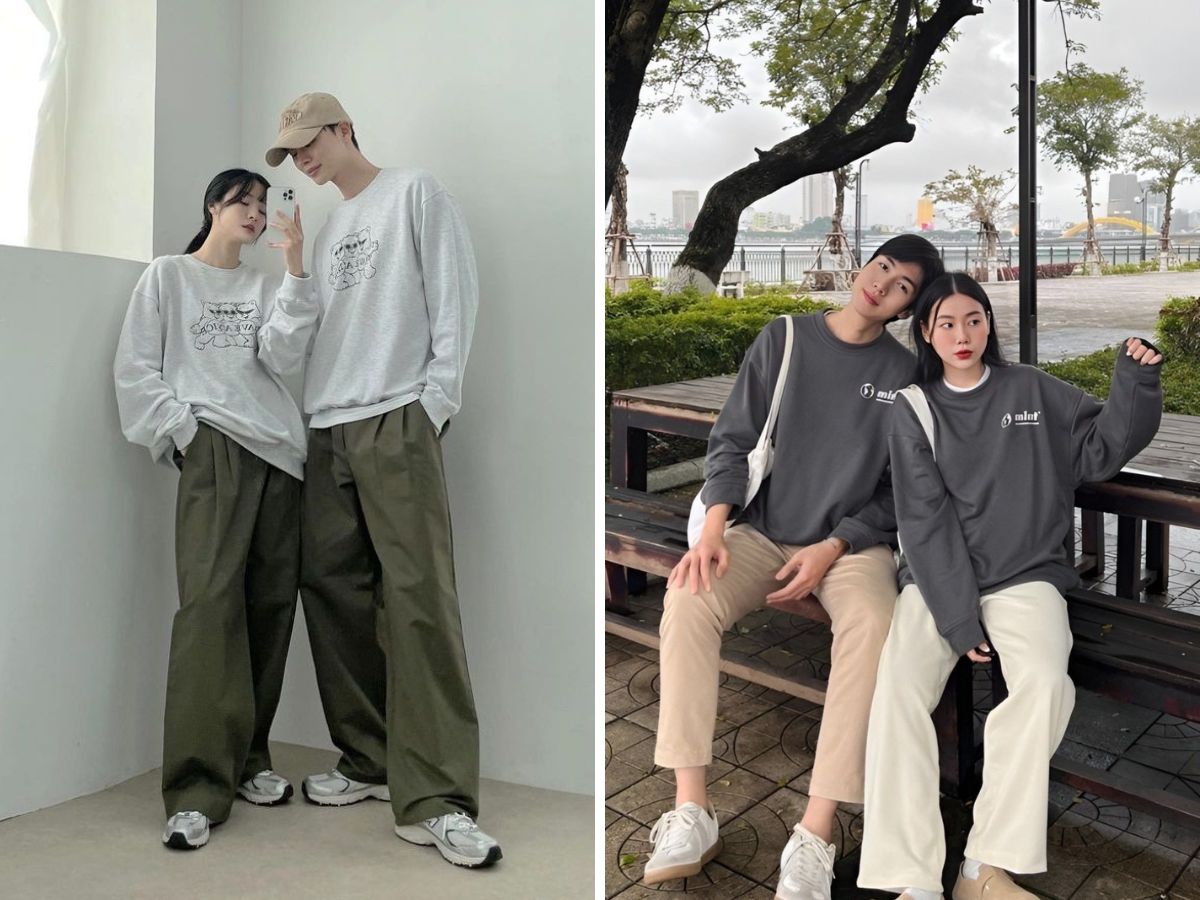 Dễ lên đồ với sweater đôi