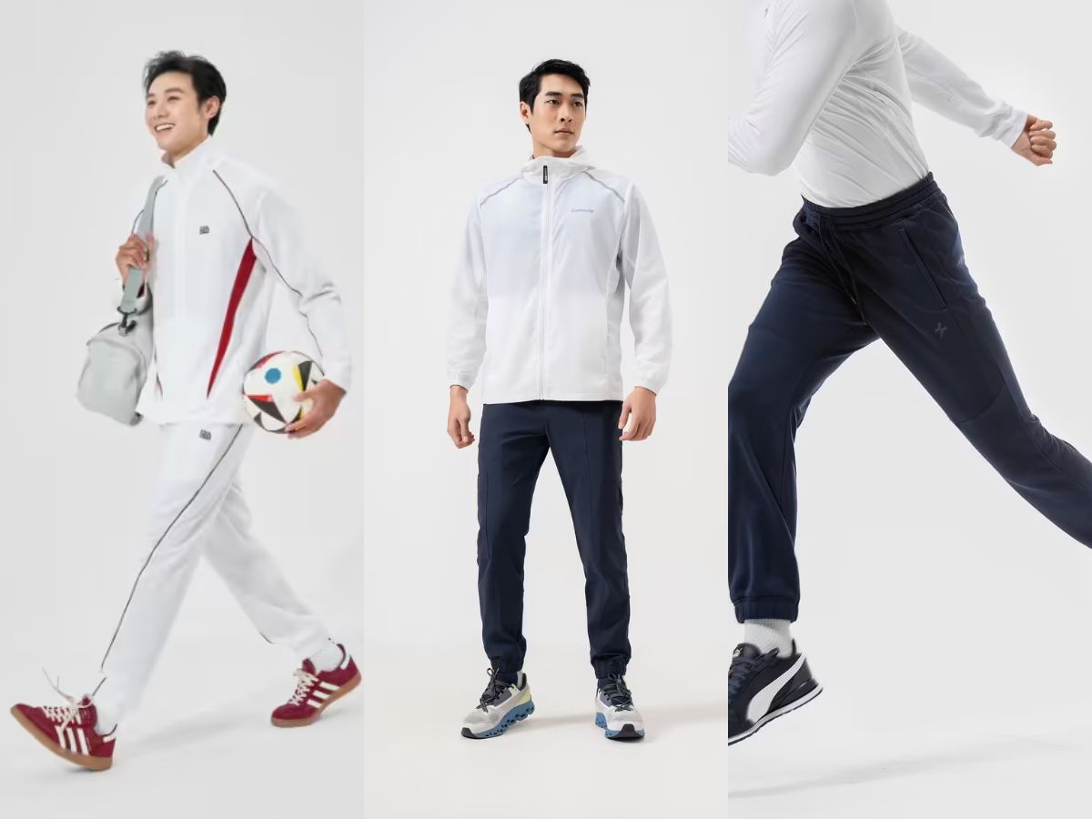 Quần jogger nam Coolmate được thiết kế với form vừa vặn