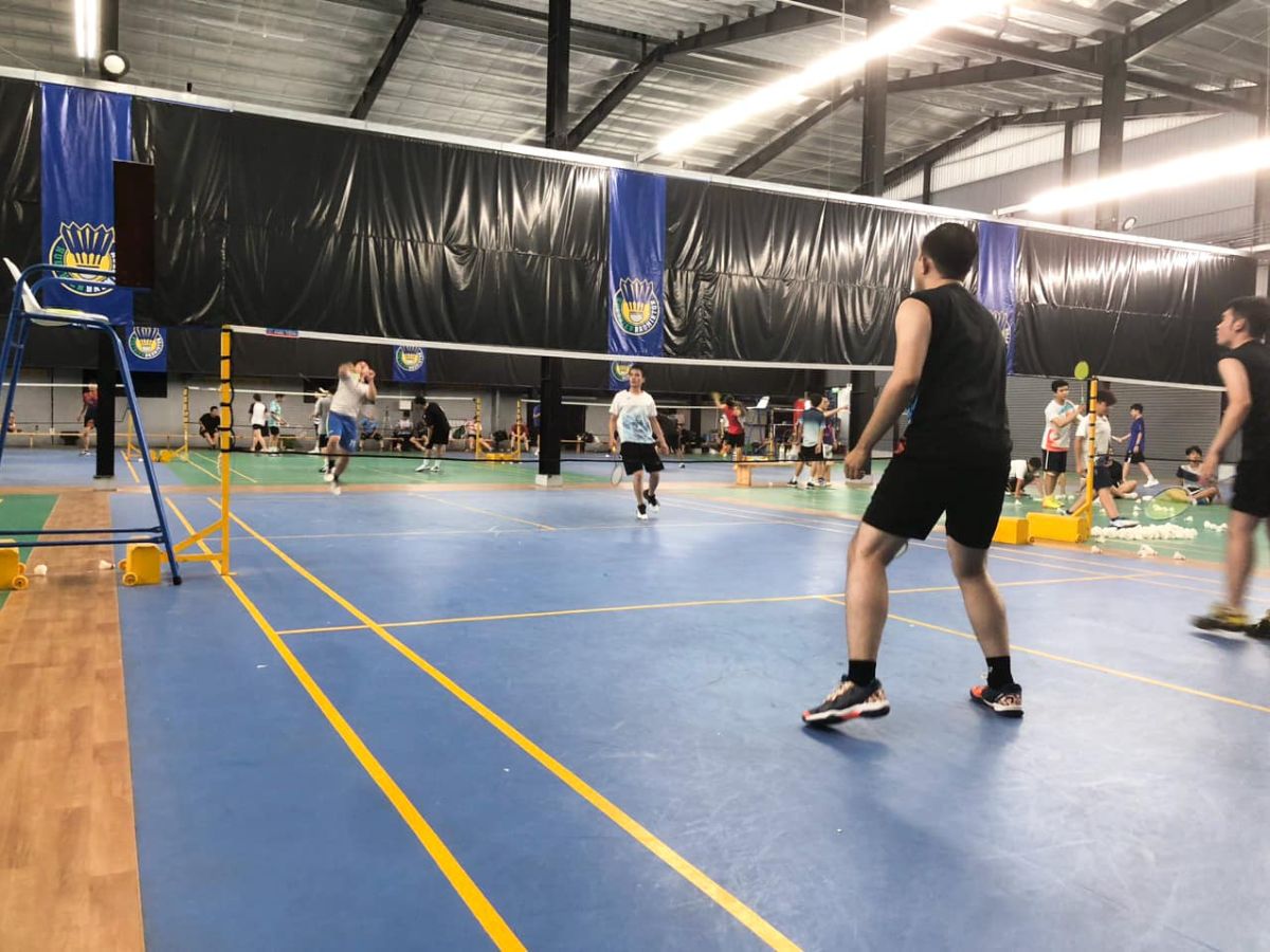 Sân cầu lông Trường Hải Auto thường diễn ra các giải đấu