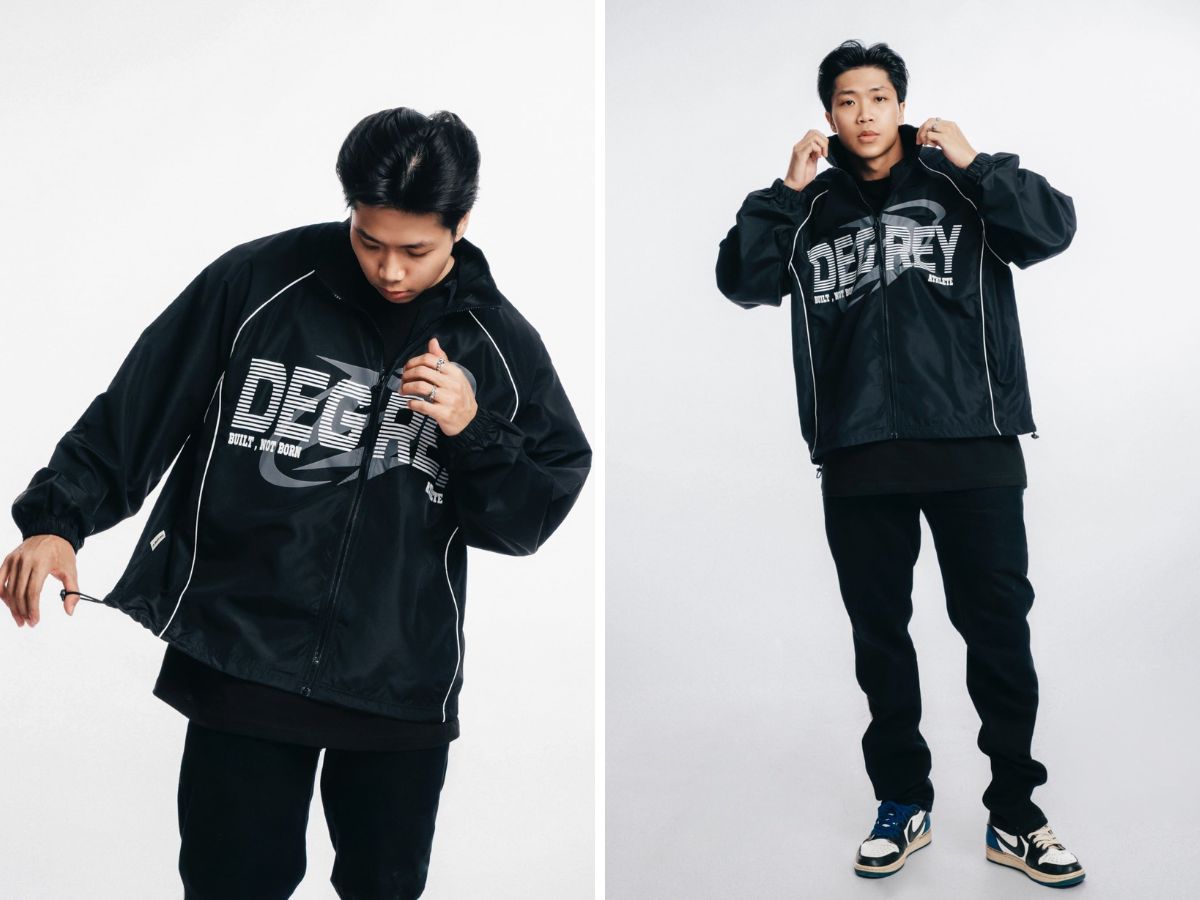 Áo khoác dù DEGREY độc đáo, cá tính