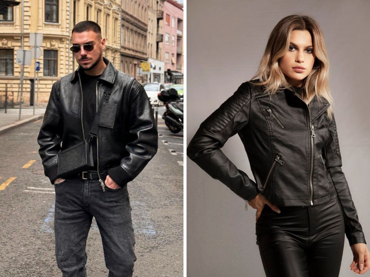 Nên phối áo khoác da phù hợp phong cách