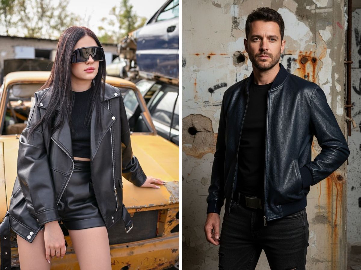 Áo khoác da cũng có nhiều kiểu dáng khác nhau