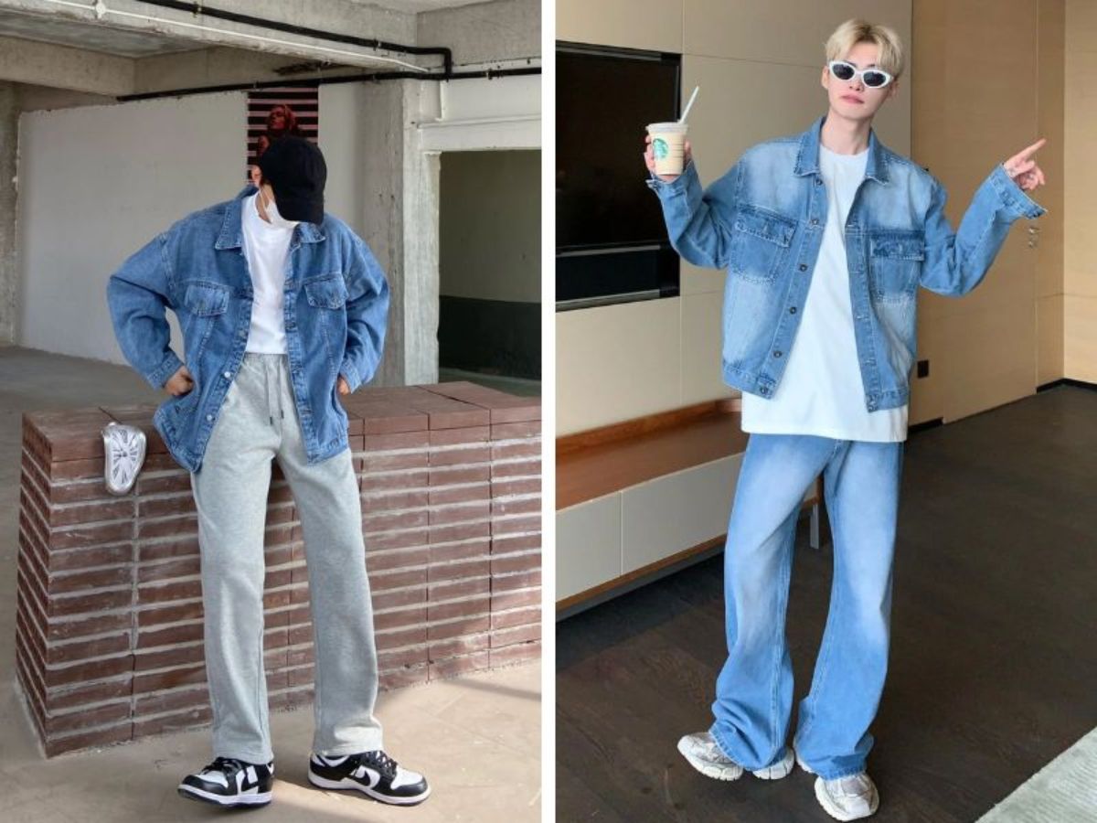 Phối với quần jeans biến hóa từ cổ điển đến hiện đại