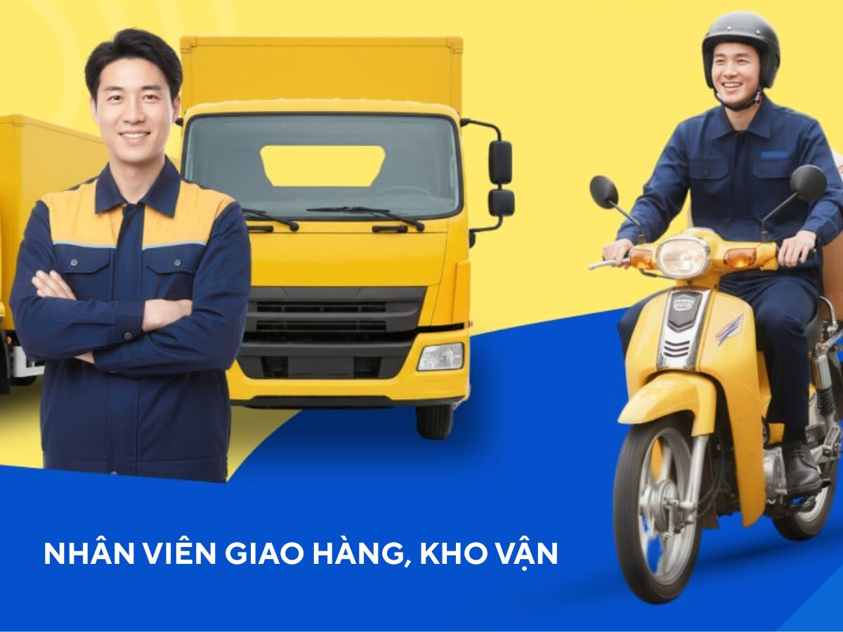 Đồng phục cho nhân viên giao hàng, kho vận