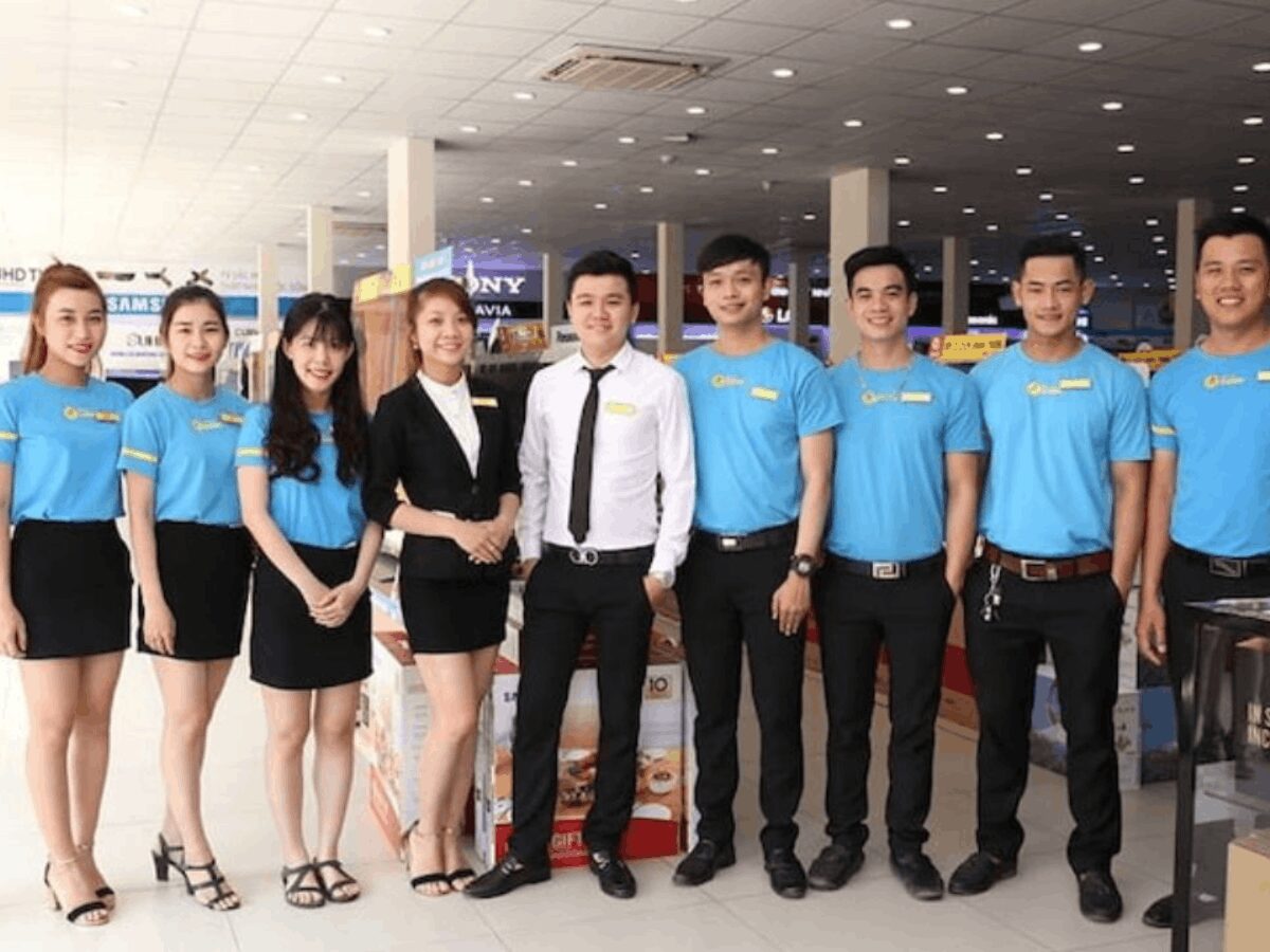 Đồng phục quản lý và nhân viên văn phòng Điện Máy Xanh
