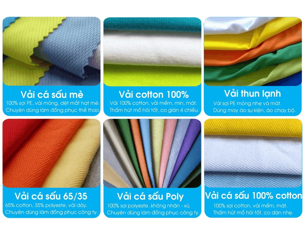 Các loại vải may đồng phục phổ biến