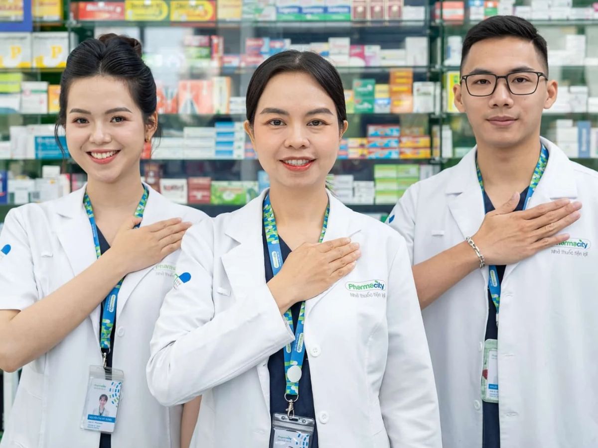 Một trong top mẫu đồng phục Pharmacity