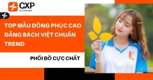 Top Mẫu Đồng Phục Cao đẳng Bách Việt Chuẩn Trend | Phối Đồ Cực Chất